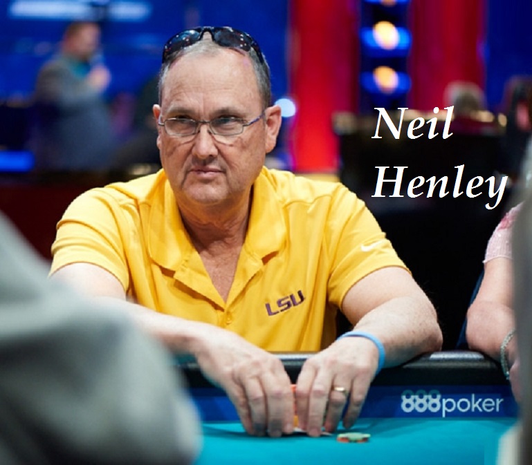 Neil Henley at WSOP2018 Super Seniors NLHE